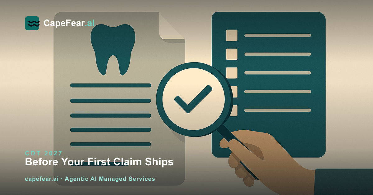 Four steps a dental practice takes to prepare for the annual CDT code update before claims start bouncing back